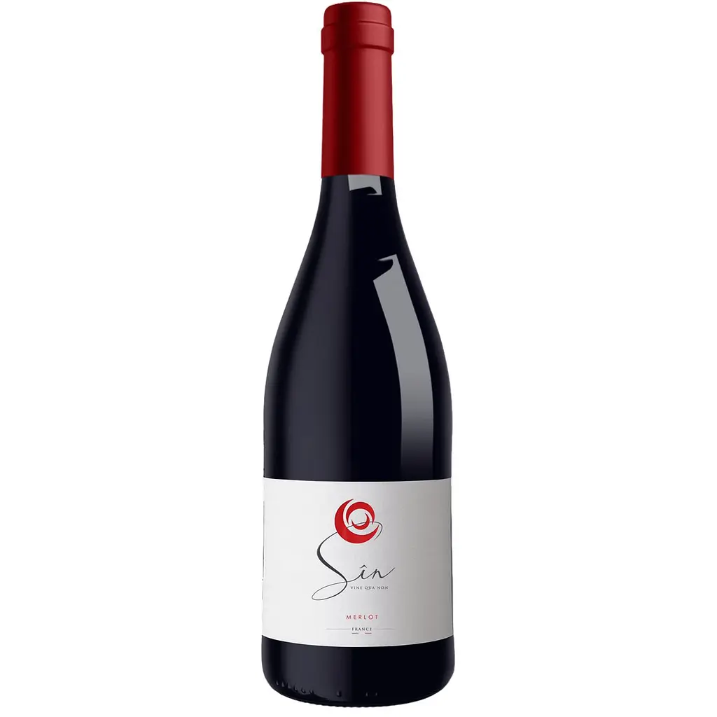 Упаковка вина Sin Merlot Vin de France красное сухое 4.5 л (0.75 л х 6 шт.) - фото 2