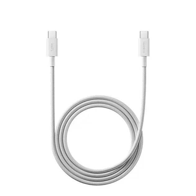 Кабель Xiaomi Braided Cable Type-C to Type-C 6A 120W 1m Білий (BHR087KGL)