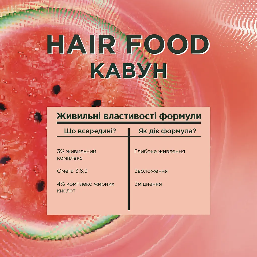 Бальзам-ополіскувач Garnier Fructis Hair Food Watermelon для тонкого волосся, що потребує об'єму 350 мл - фото 4