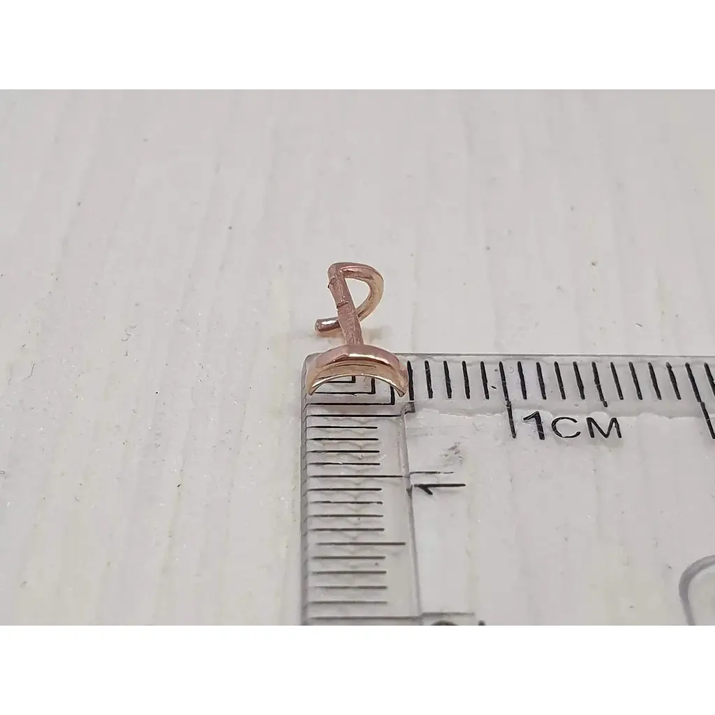 Золотая серьга-пирсинг Астор в нос. 3182439 - фото 3