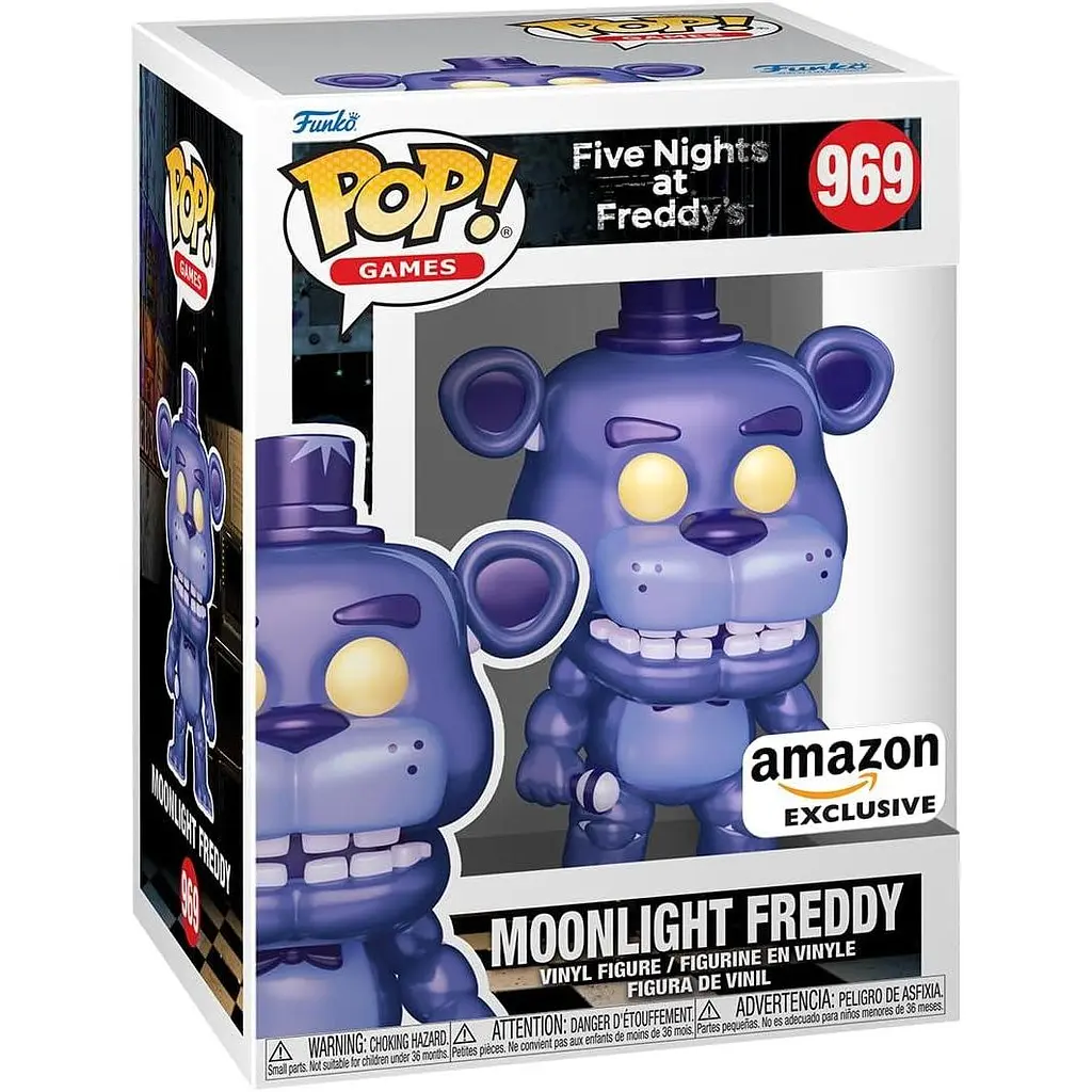 Фігурка Funko Pop 5 ночей с Фредді Фредді Five Nights at Freddy Moonlight Freddy 10 см Exclusive FN F E 969 - фото 3