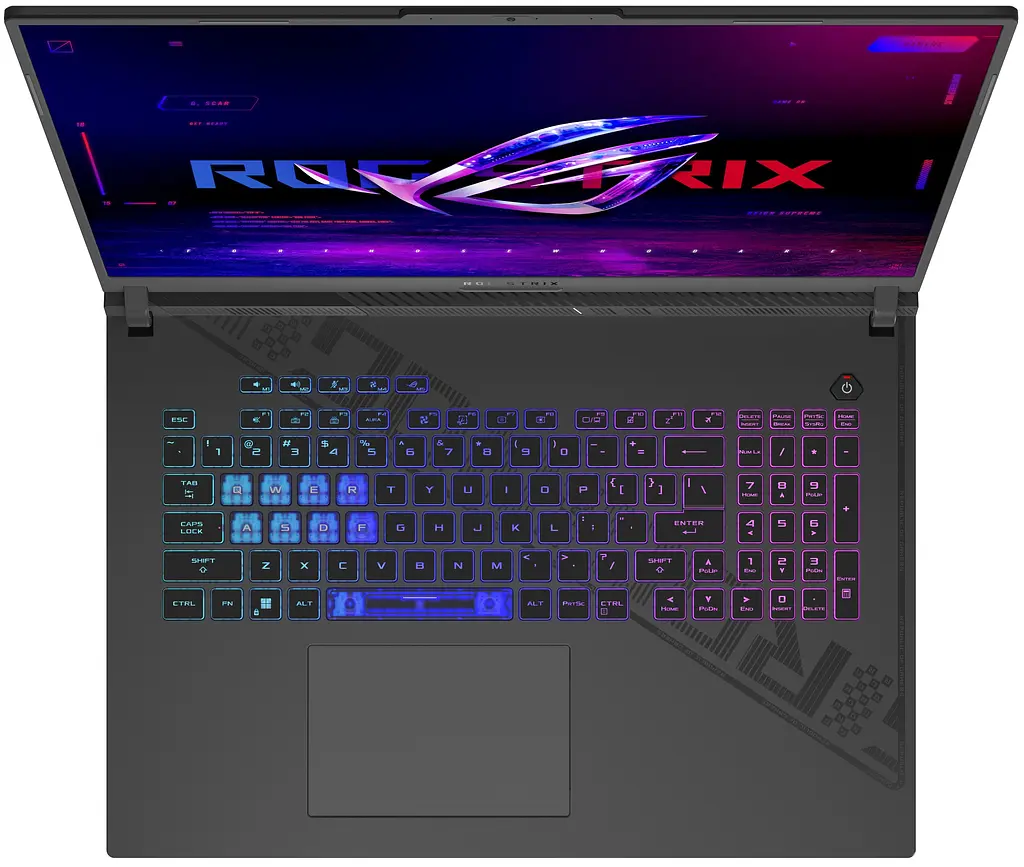 Ноутбук ASUS ROG Strix G18 G814JU-N6041 18" QHD+ IPS, Intel i7-13650HX, 16GB, F512GB, NVD4050-6, NoOS, Сірий (90NR0CY1-M004L0) - фото 5