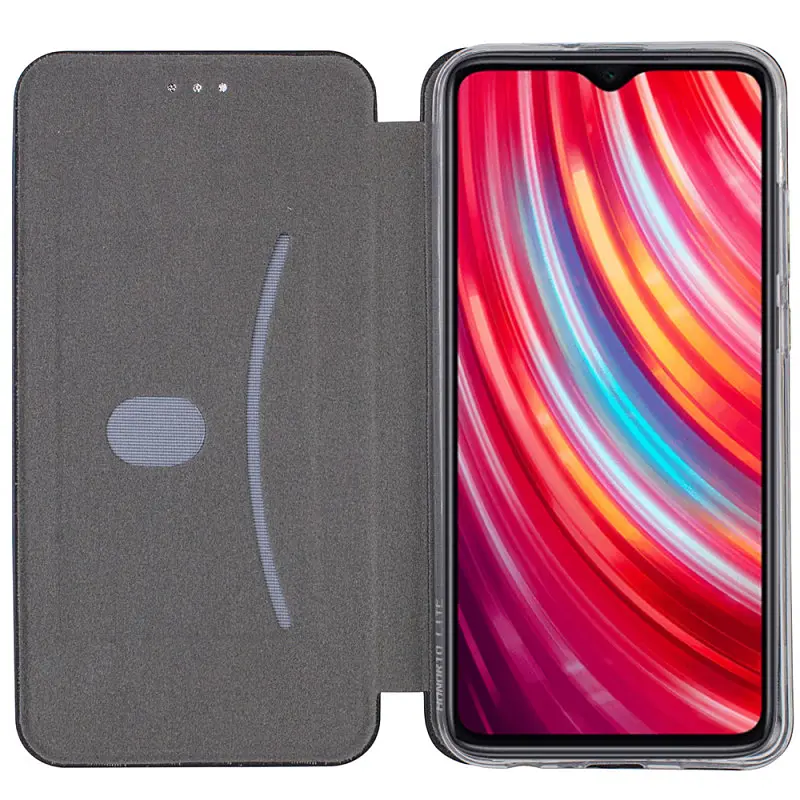 Шкіряний чохол-книжка Classy для Xiaomi Redmi Note 8 Pro Бордовий - фото 3