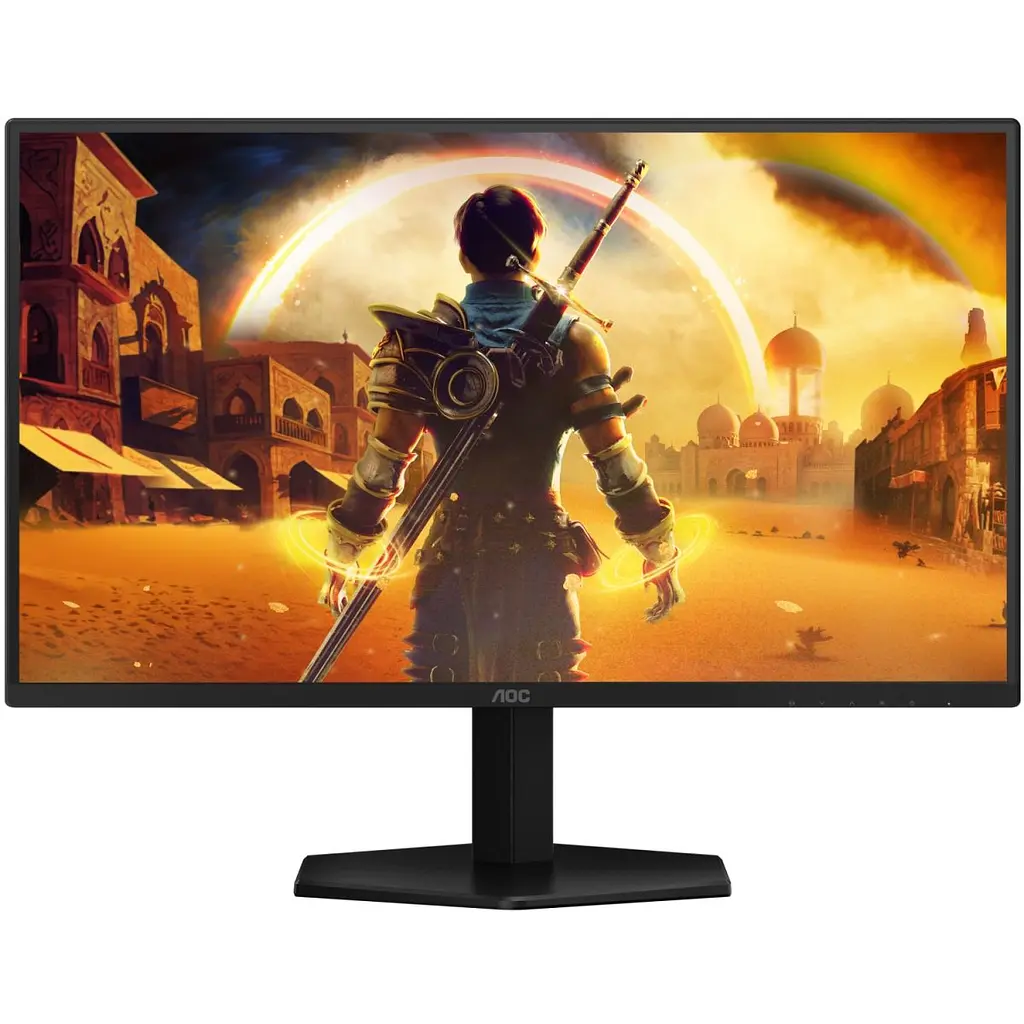 Монітор TFT 24.5" AOC 25G42E, Fast IPS, 180 Гц, HDMI, DP, чорно-червоний (25G42E) - фото 9