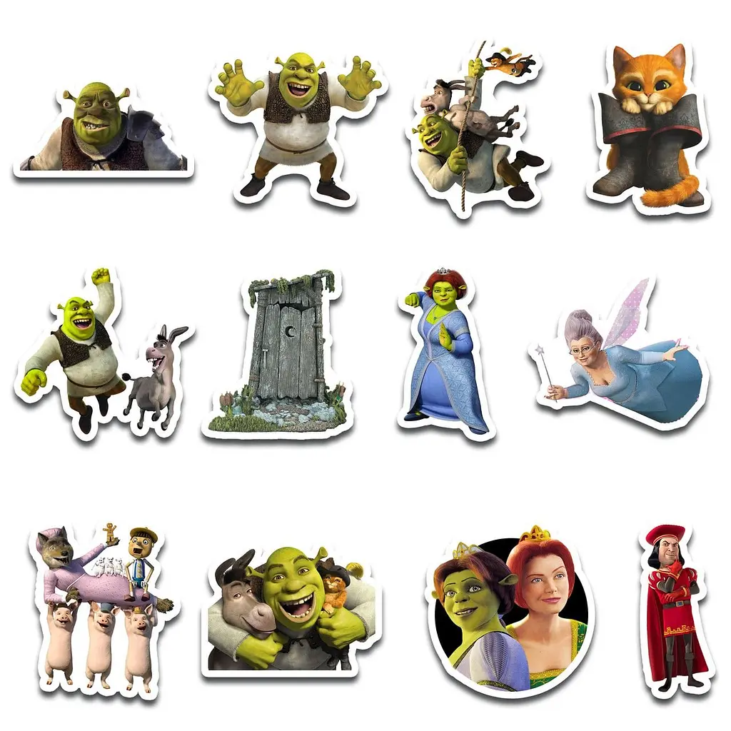 Стікерпак GeekLand Shrek 45 штук (SP SR 01) - фото 3