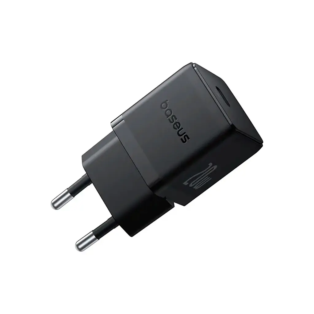 Зарядний пристрій Baseus Palm Fast Charger 1C 20W + Cable 1.0m Type-C 60W black (P10111602113-01) - фото 6