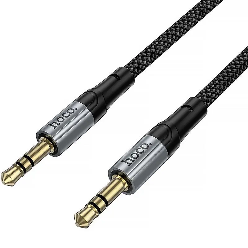 Аудіо кабель Aux Hoco UPA33 Nuevo (1.5m) Black - фото 5