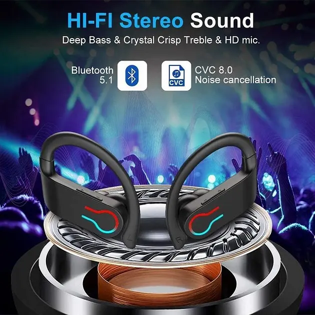 TWS-навушники Donerton Power Q20 Pro TWS Black - фото 3