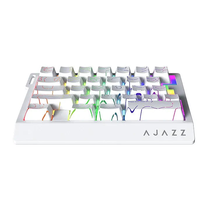 Игровая проводная магнитная клавиатура Ajazz AK029 / Ice Island Switch / White Lines - фото 5