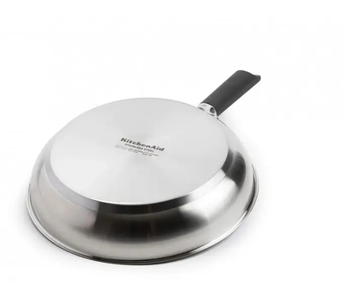 Сковорода універсальна KitchenAid СSS 28 см срібляста СС005702-001 - фото 5