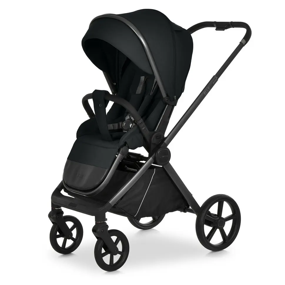 Коляска універсальна 2 в 1 ELLE ME 1221 Black - фото 3