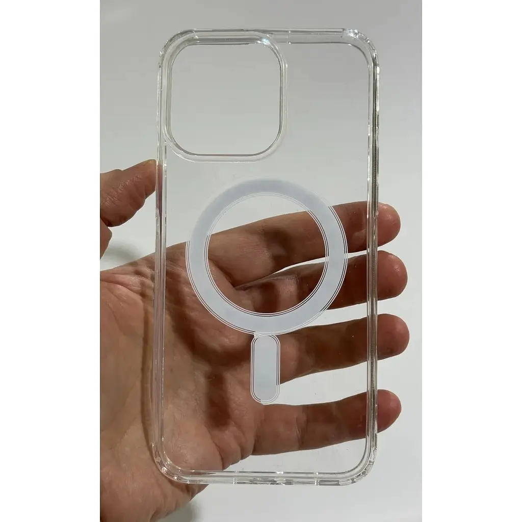 Протиударний чохол HYBRID Clear Case Ultra Hybrid with MagSafe для Apple iPhone 15 Pro Max Прозорий з магнітом - фото 7