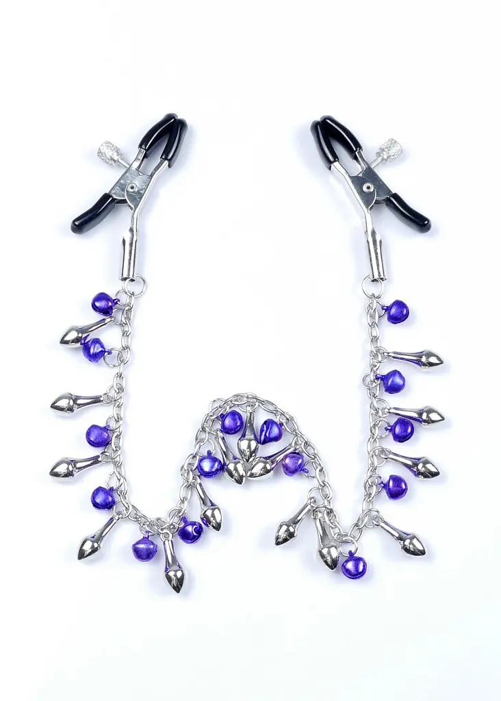 Затискачі для сосків Exclusive Nipple Clamps No.2 сріблясті - фото 2