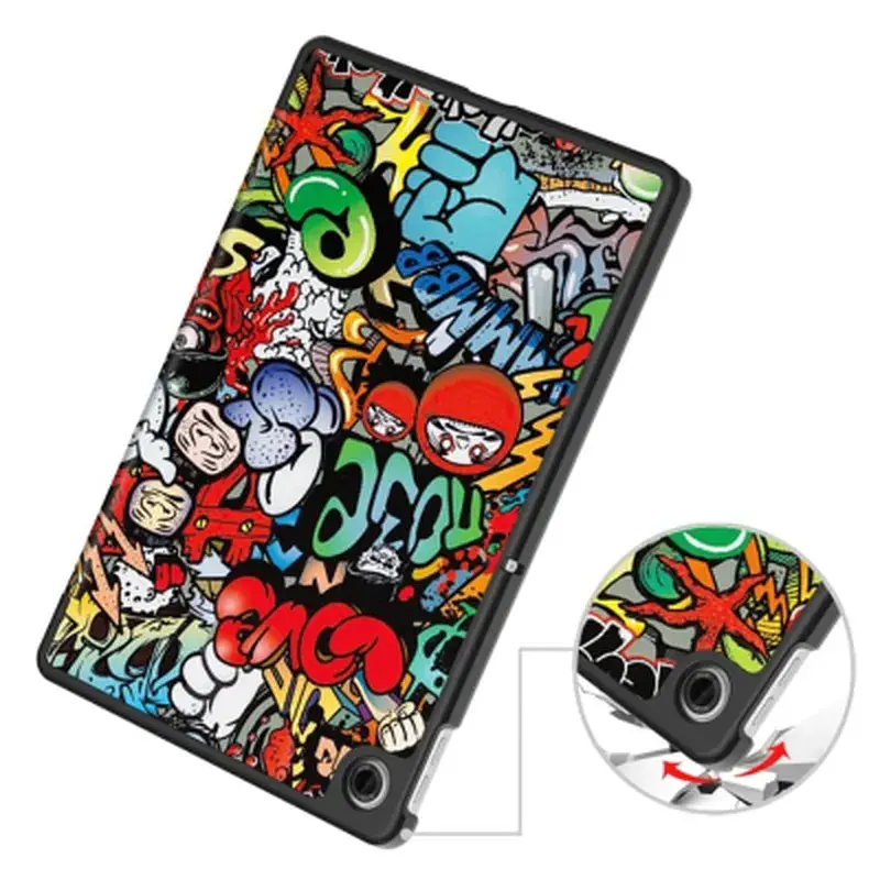 Чохол до планшета BeCover Smart Case Lenovo Tab TB-311FU 10.1" Graffiti (713118) - фото 4