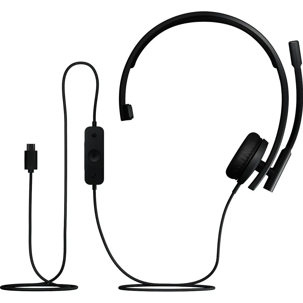 Компьютерная гарнитура Logitech H570e Mono USB-C Black (981-001427) - фото 5