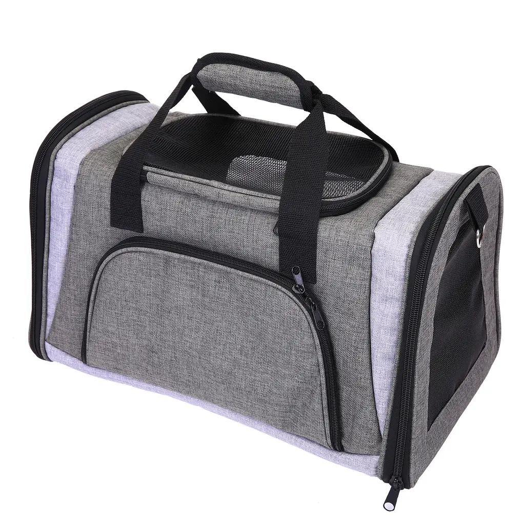Сумка-переноска для домашніх тварин SenFul Sport Pet Carrier SBC5166 з м'якими боковинами - фото 3