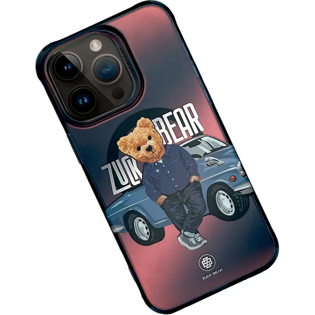Чехол Zuck Bear California Cool MagSafe Case для Apple iPhone 15 Pro Car [108895] - фото 2
