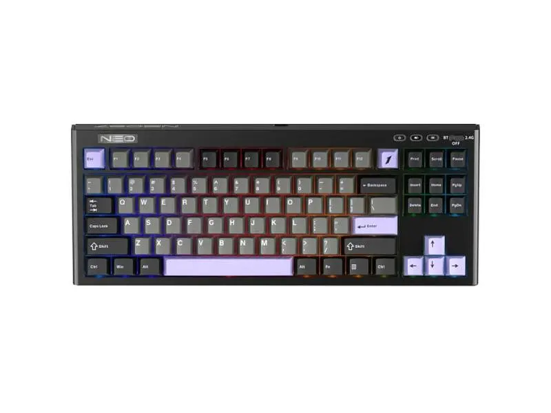 Клавіатура 1stPlayer NEO87 Wireless Midnight Violet (NEO87-MV-TLD)