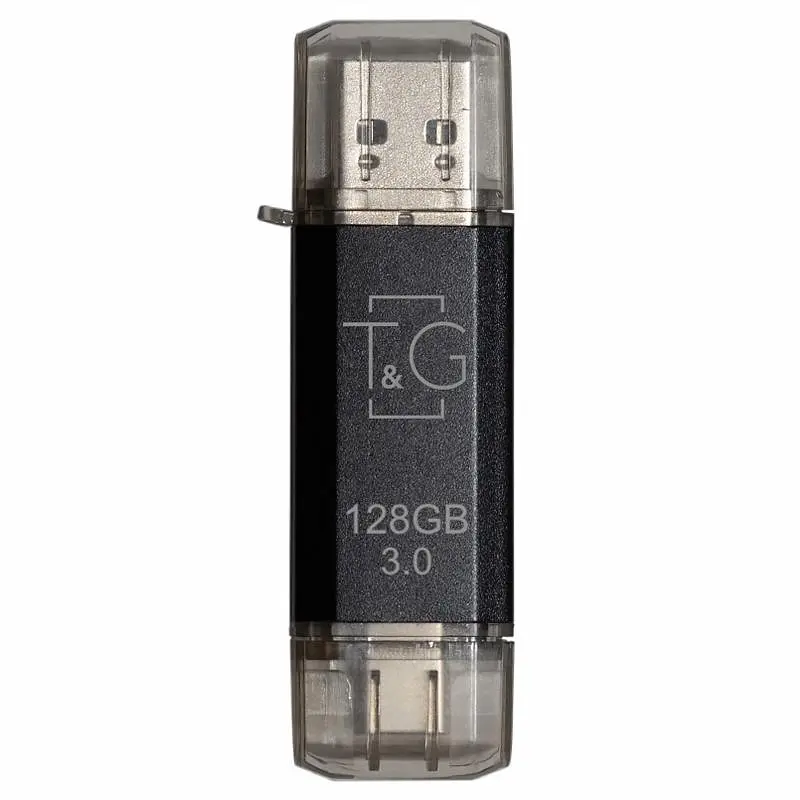 Флеш-накопитель TG 009 Star Series 2in1 USB 3.0 (USB-A/C) - 128GB Черный - фото 2