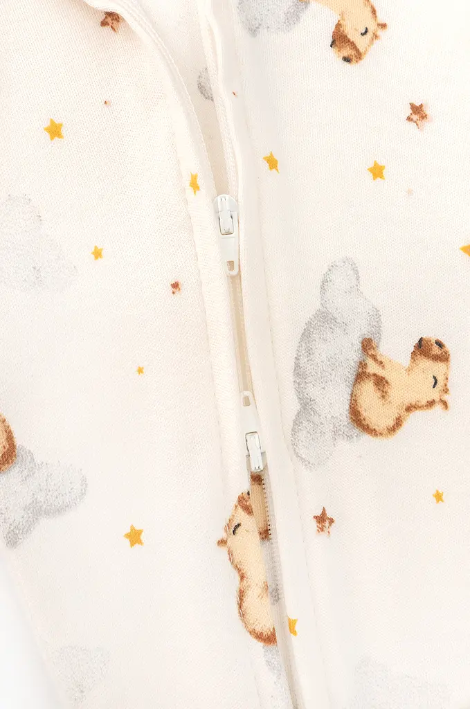 Комбинезон на молнии для новорождённых Baby Capybara из натурального хлопка интерлок - фото 4