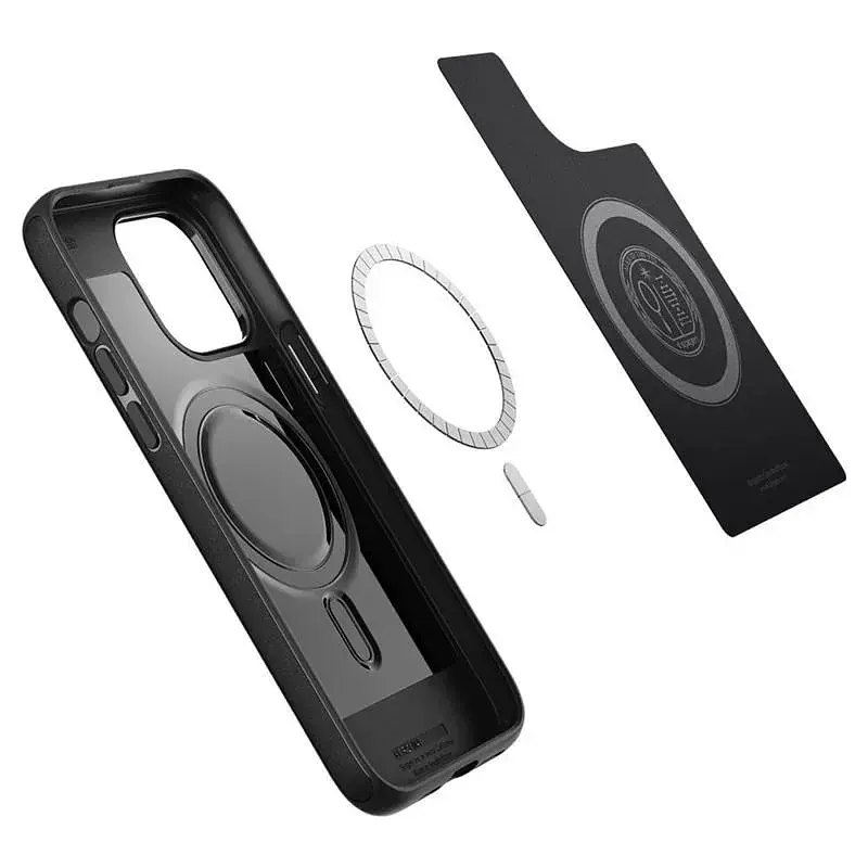 Чохол-накладка Spigen Mag Armor MagFit для Apple iPhone 14 Pro Matte Black (ACS04989) - фото 6
