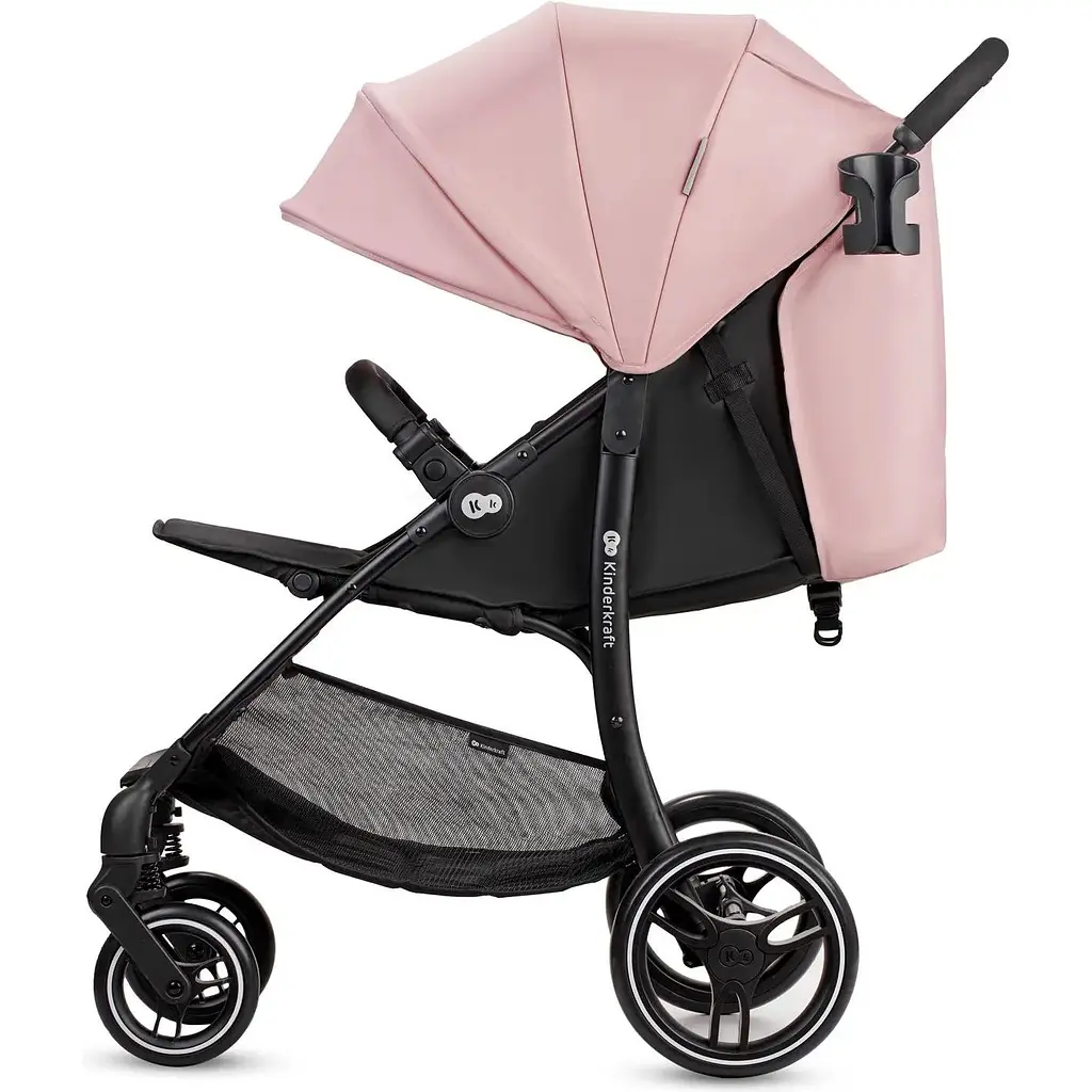 Прогулочная коляска Kinderkraft Trig 2 розовая (00-00305194) - фото 4