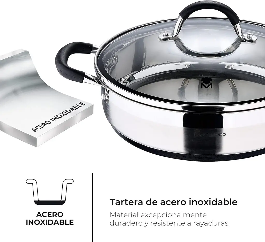 Сотейник MasterPro Foodies collection 3,8 л (BGMP-1503-BK) - фото 4