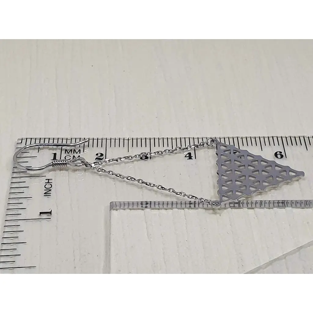 Срібні сережки-підвіски Qvaliz. 90200878 - фото 3