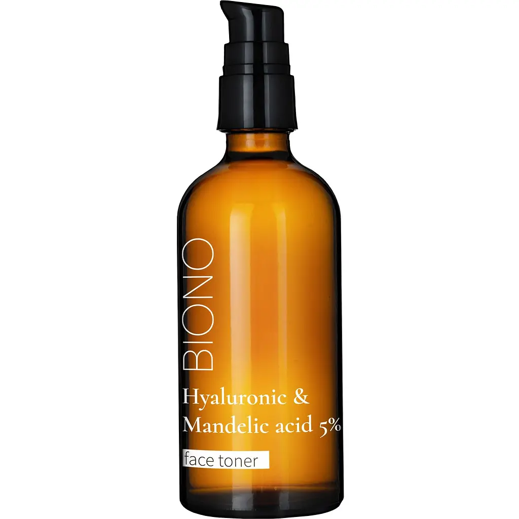 Тонер для обличчя Biono з гіалуроновою та мигдальною кислотою 5% Hyaluronic&Mandelic Acid, 100 мл (4820267050466) - фото 2