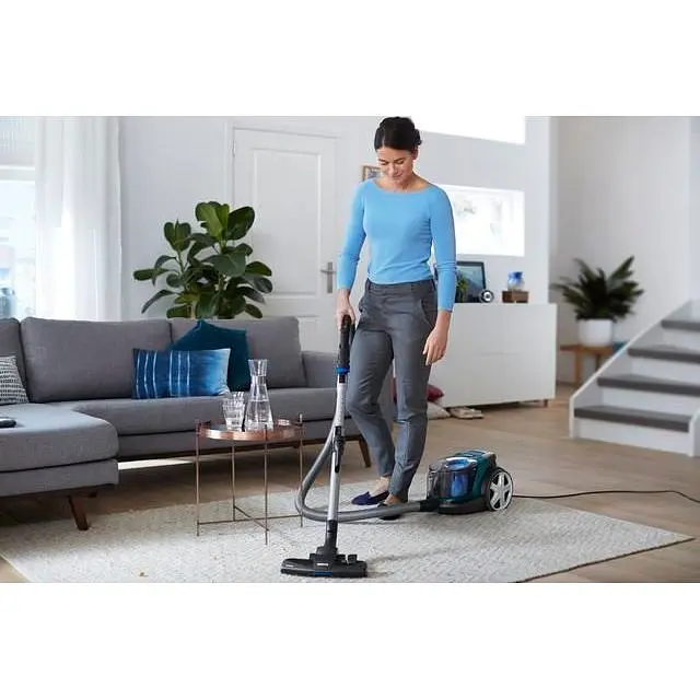 Пылесос Philips 3000 series контейнерный черно-зеленый (FC9334/09) - фото 8