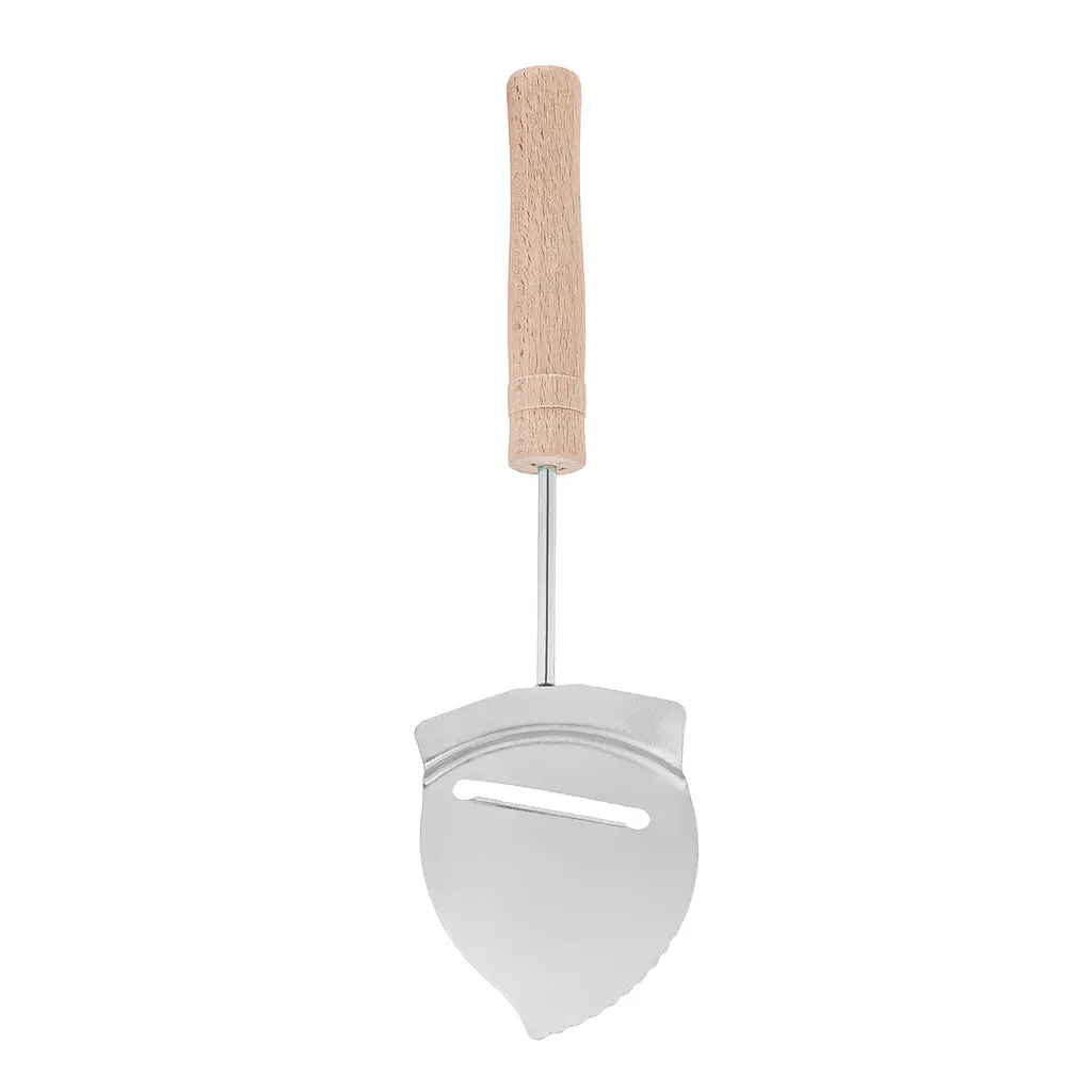 Ніж-лопатка для сиру з дерев'яною ручкою 26 см, Kitchen Master 85847 - фото 8