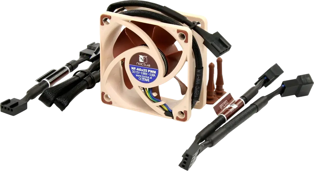 Вентилятор Noctua NF-A6x25 Brown (NF-A6x25 PWM) - фото 3