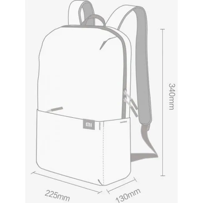 Рюкзак городской XiaomiXiaomi Casual Daypack 10л Black - фото 2