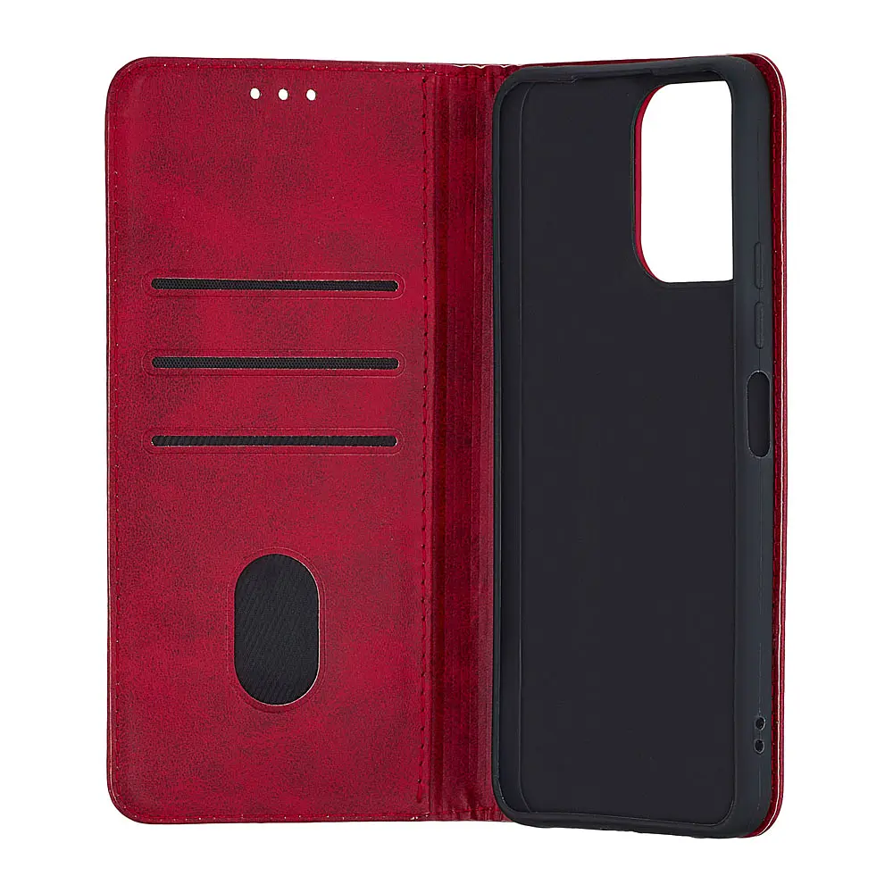 Чохол-книжка Premium Xiaomi Redmi 12 4G/Redmi 12 5G Dark Red - фото 3