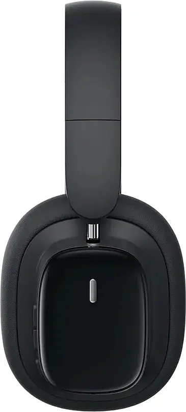 Накладные наушники Baseus Bowie H1i, Noise-Cancellation Wireless Headphones, BT5.3, 3.5mm, 600mAh, 100h, ANC, black - фото 6