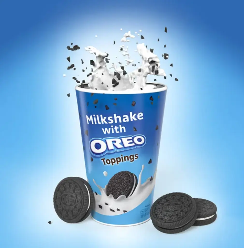 Молочний коктейль Oreo Delight Milkshake with Oreo Topping 200 мл - фото 2