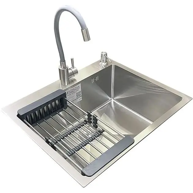 Комплект мойка + смеситель Romzha Arta U-550S Max (С) - фото 3