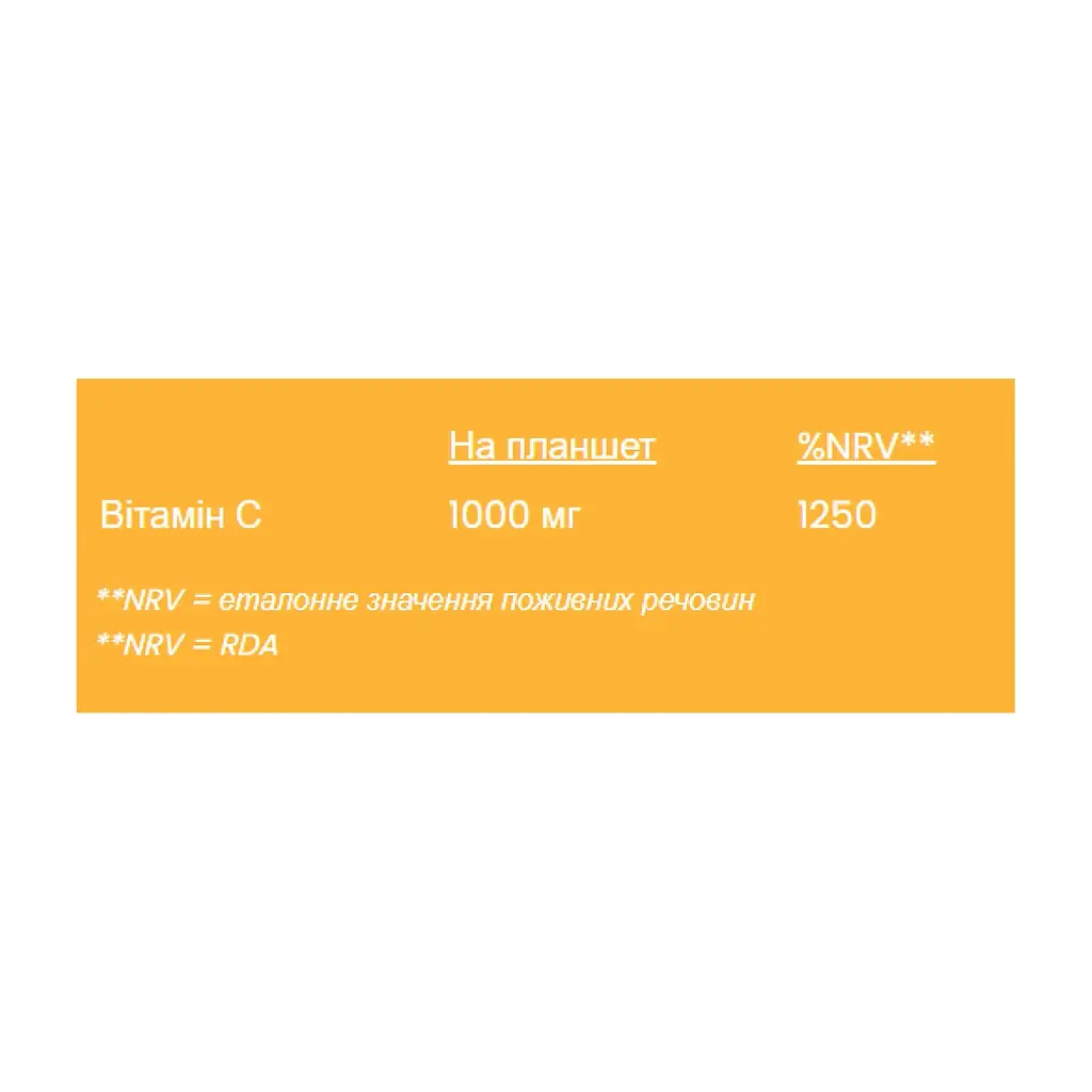 Вітаміни Haliborange Vitamin C 100mg 20 tabs Orange (1086-2023-10-2070) - фото 2