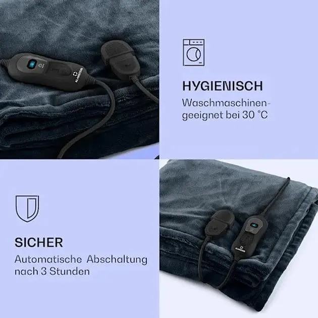 Электрическое одеяло Klarstein Dr.Watson XXL 180x130см (10031581) - фото 4