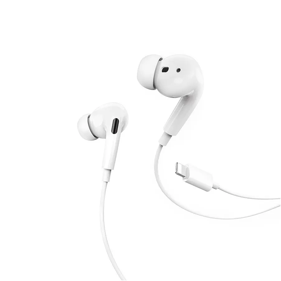 Навушники Hoco M1 Pro Original series earphones for iP білі - фото 2