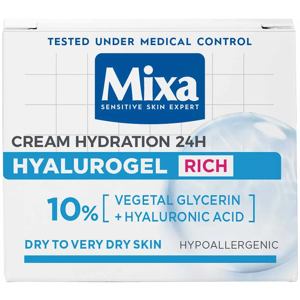 Крем для лица Mixa Hydrating для сухой чувствительной кожи 50 мл (D3337700) - фото 2