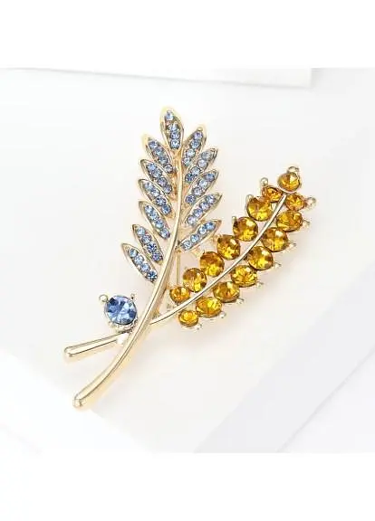 Брошь Колосья пшеницы колоски брошь-булавка символ Украины - фото 2