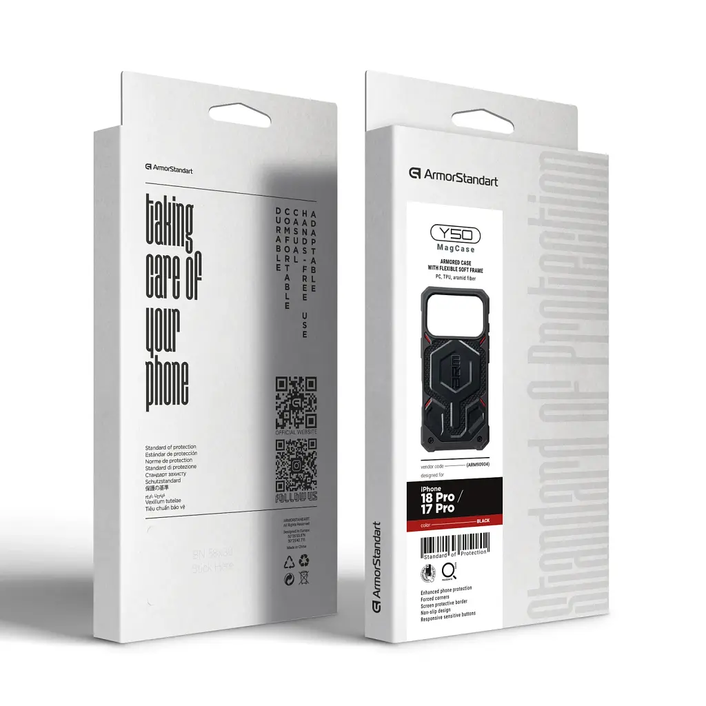 Чохол ArmorStandart Y50 MagCase для Apple iPhone 18 Pro / 17 Pro Black - фото 3
