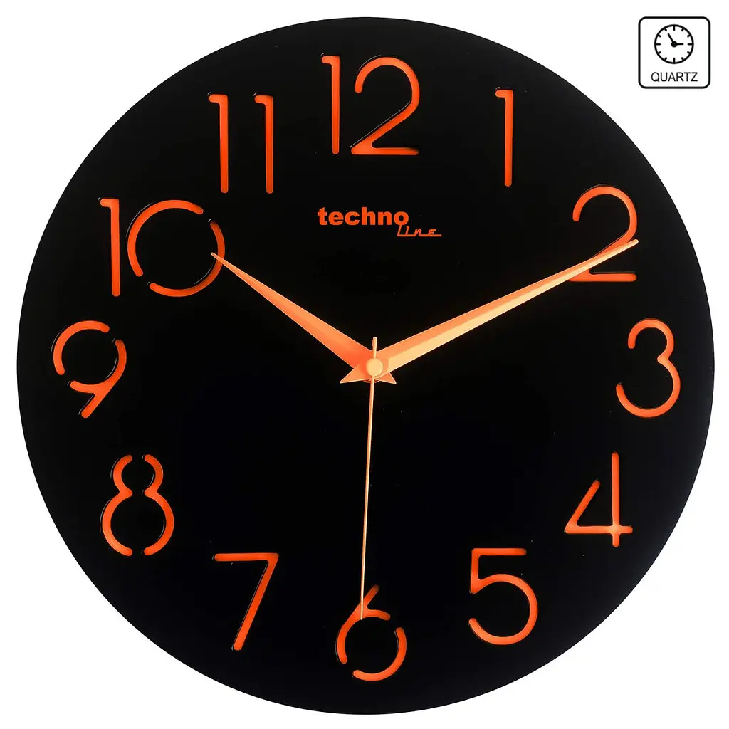 Настінний годинник Technoline WT7230 Black (WT7230) - фото 2