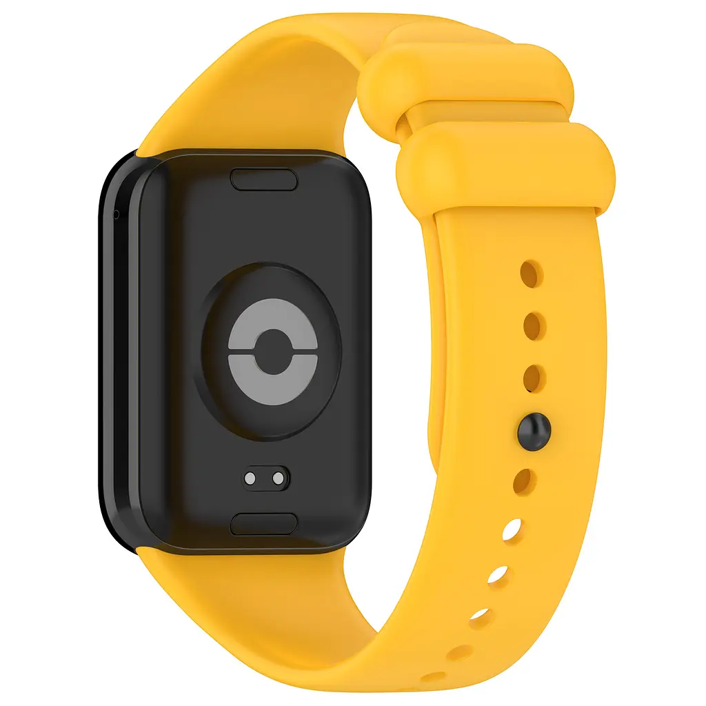Силіконовий ремінець для фітнес браслетів Xiaomi Mi Band 8 Pro/9 Pro Redmi Watch 4/5, Silicone, yellow, зі зручною застібкою, на фітнес трекер та смарт годинник, ArmorStandart (ARM73967) - фото 2