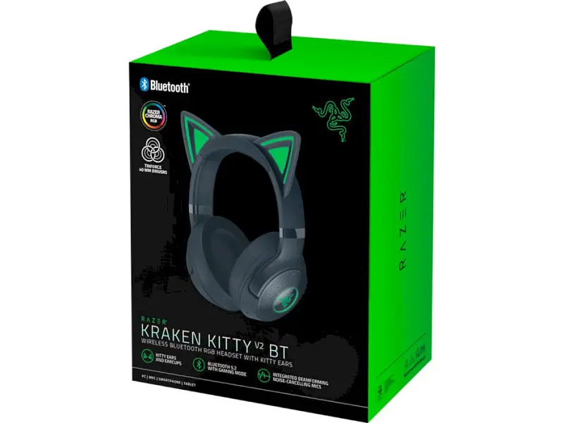Навушники з мікрофоном Razer Kraken Kitty V2 BT Black (RZ04-04860500-R3M1) - фото 7
