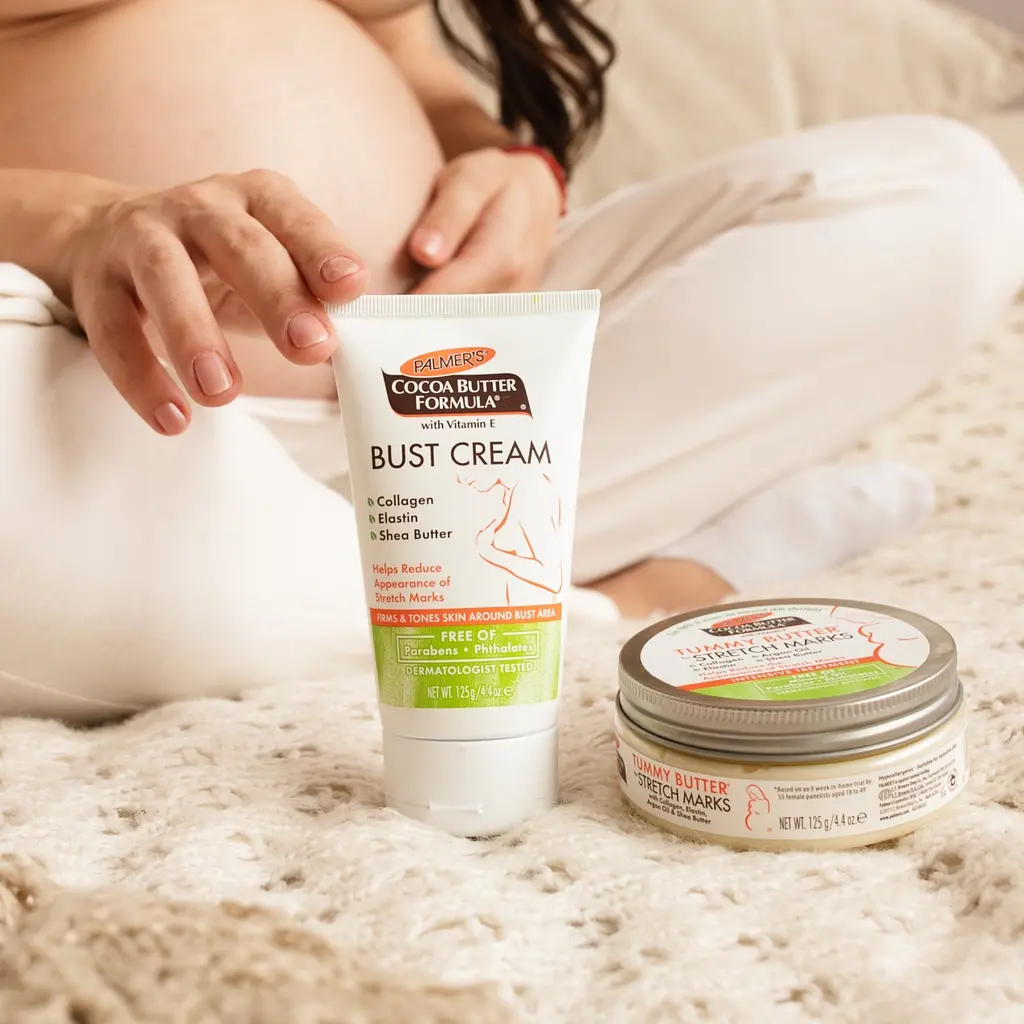 Укрепляющий крем для груди Palmer's Cocoa Butter Formula Масло какао и витамин Е 125 г - фото 8