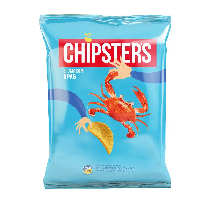 Чіпси Chipsters краб 100 г