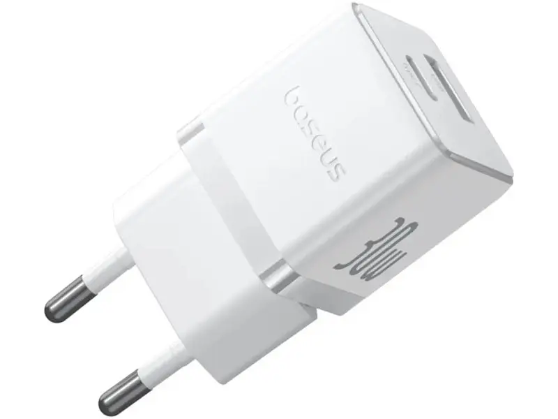 Мережевий зарядний пристрій BASEUS Wall Charger Palm Fast Charger 30 W Type-C to Type-C Cable (P1011160A213-01) - фото 2