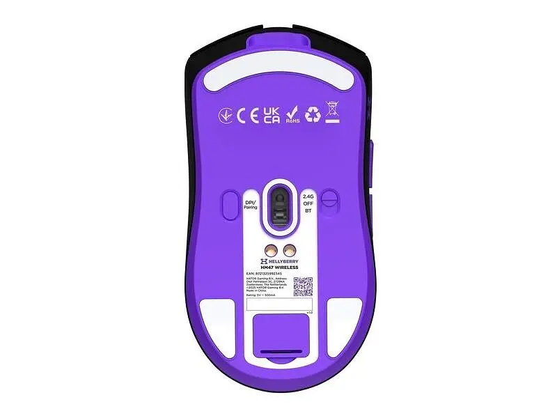 Миша Hator Hellyberry HM47 Wireless Black-Violet - фото 6